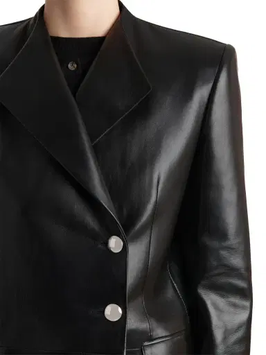 Khaite Elona Leather Jacket | Thumbnail 5 Khaite Elona Leather Jacket | Thumbnail 5