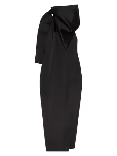 Givenchy Women's Evening Dress in Satin - Black | Thumbnail 1 Givenchy Women's Evening Dress in Satin - Black | Thumbnail 1
