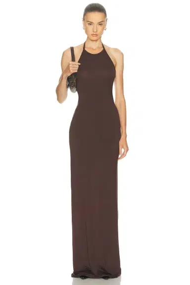 ÉTERNE Vivian Halter Maxi Dress | Thumbnail 2 ÉTERNE Vivian Halter Maxi Dress | Thumbnail 2