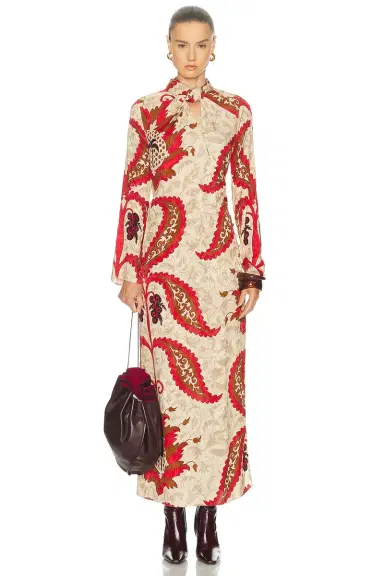 Johanna Ortiz Sand Esencia Femenina Midi Dress | Thumbnail 2 Johanna Ortiz Sand Esencia Femenina Midi Dress | Thumbnail 2