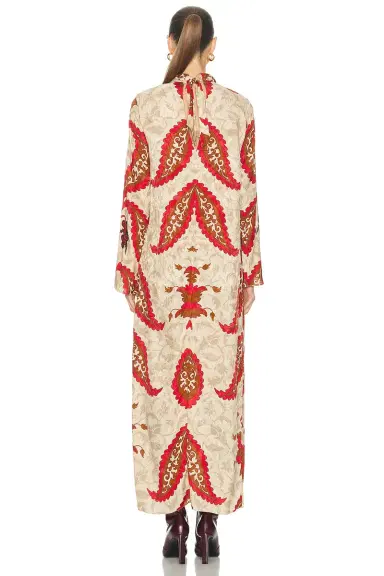 Johanna Ortiz Sand Esencia Femenina Midi Dress | Thumbnail 4 Johanna Ortiz Sand Esencia Femenina Midi Dress | Thumbnail 4