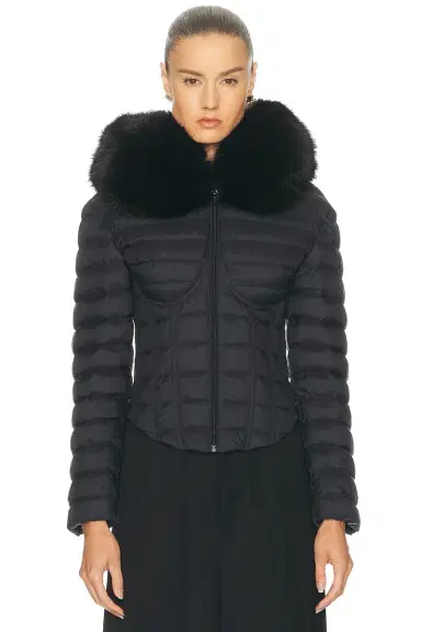 Balenciaga Hooded Corseted Puffer Jacket | Thumbnail 1 Balenciaga Hooded Corseted Puffer Jacket | Thumbnail 1