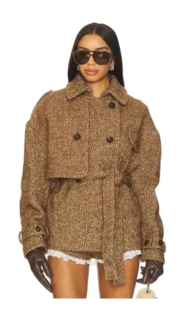 Yuhan Wang Herringbone Coat | Thumbnail 1 Yuhan Wang Herringbone Coat | Thumbnail 1