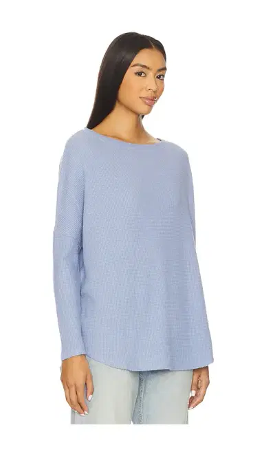 Free People x We The Free Latte Blues Thermal Solid In Dawn Breeze | Thumbnail 2 Free People x We The Free Latte Blues Thermal Solid In Dawn Breeze | Thumbnail 2