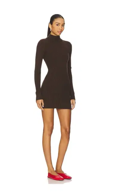 Frankies Bikinis Date Night Ribbed Knit Mini Dress | Thumbnail 2 Frankies Bikinis Date Night Ribbed Knit Mini Dress | Thumbnail 2