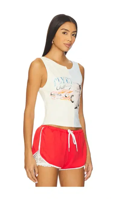 Yuhan Wang Patchwork Printed Tank Top | Thumbnail 2 Yuhan Wang Patchwork Printed Tank Top | Thumbnail 2