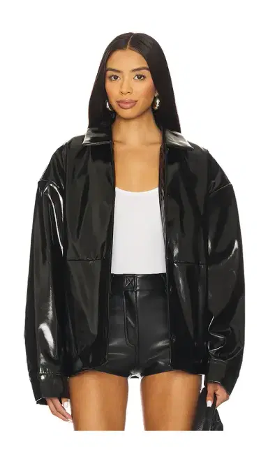 Lovers and Friends Stella Faux Leather Jacket | Thumbnail 1 Lovers and Friends Stella Faux Leather Jacket | Thumbnail 1