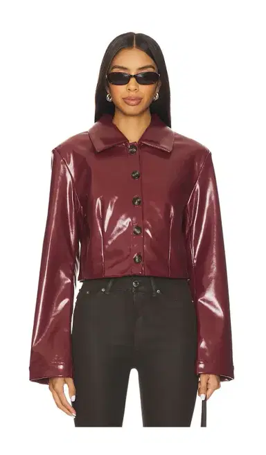 Lovers and Friends Catherine Faux Leather Jacket | Thumbnail 1 Lovers and Friends Catherine Faux Leather Jacket | Thumbnail 1