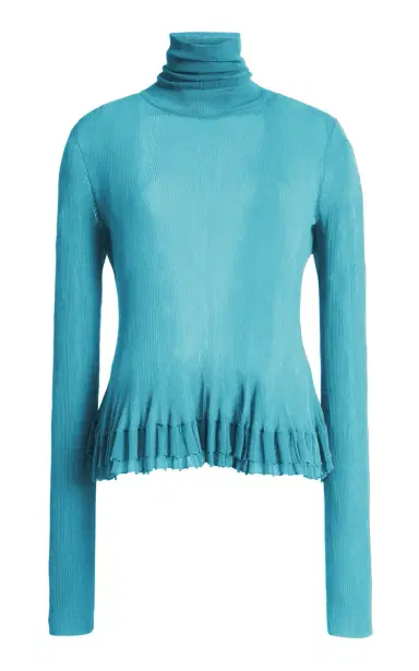 Ashlyn Merritt Knit Peplum Turtleneck Top | Thumbnail 2 Ashlyn Merritt Knit Peplum Turtleneck Top | Thumbnail 2