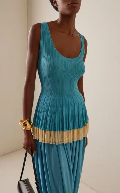 Ashlyn Shino Layered Knit Tank Top | Thumbnail 3 Ashlyn Shino Layered Knit Tank Top | Thumbnail 3