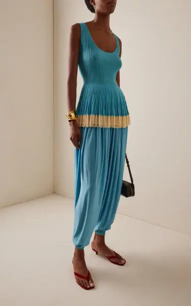 Ashlyn Shino Layered Knit Tank Top | Thumbnail 4 Ashlyn Shino Layered Knit Tank Top | Thumbnail 4