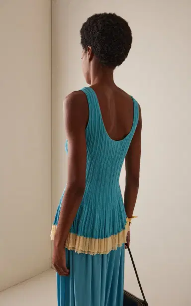 Ashlyn Shino Layered Knit Tank Top | Thumbnail 5 Ashlyn Shino Layered Knit Tank Top | Thumbnail 5