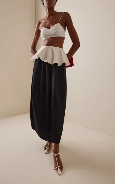 Ashlyn Mara Ruffled Cady Maxi Skirt | Thumbnail 2 Ashlyn Mara Ruffled Cady Maxi Skirt | Thumbnail 2