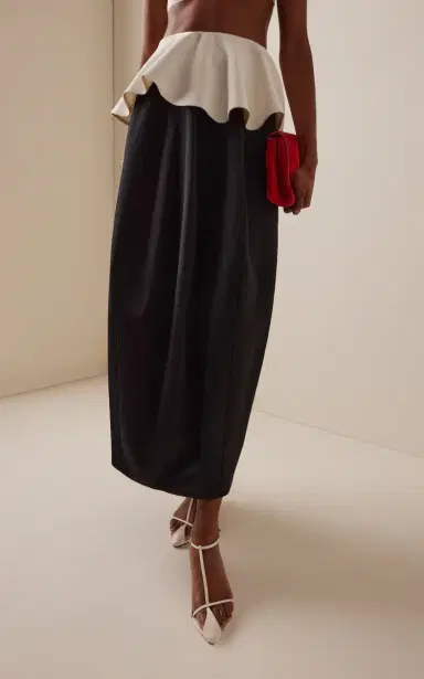Ashlyn Mara Ruffled Cady Maxi Skirt | Thumbnail 3 Ashlyn Mara Ruffled Cady Maxi Skirt | Thumbnail 3