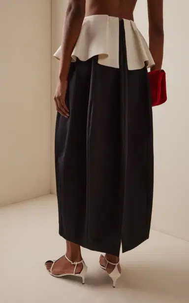 Ashlyn Mara Ruffled Cady Maxi Skirt | Thumbnail 4 Ashlyn Mara Ruffled Cady Maxi Skirt | Thumbnail 4
