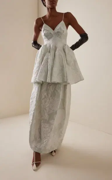 Ashlyn Callum Silk Jacquard Maxi Skirt | Thumbnail 2 Ashlyn Callum Silk Jacquard Maxi Skirt | Thumbnail 2