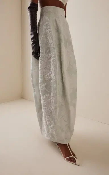 Ashlyn Callum Silk Jacquard Maxi Skirt | Thumbnail 3 Ashlyn Callum Silk Jacquard Maxi Skirt | Thumbnail 3