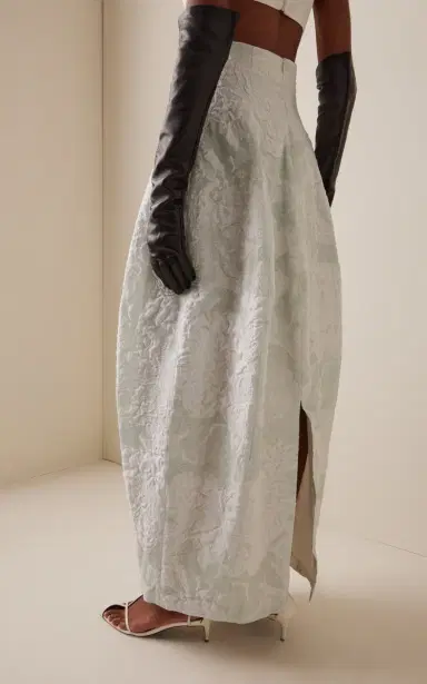 Ashlyn Callum Silk Jacquard Maxi Skirt | Thumbnail 4 Ashlyn Callum Silk Jacquard Maxi Skirt | Thumbnail 4