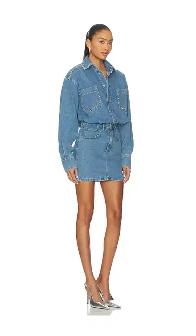 Essentiel Antwerp Ilene Denim Dress | Thumbnail 2 Essentiel Antwerp Ilene Denim Dress | Thumbnail 2