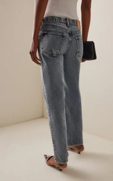MOUSSY VINTAGE Wellesley Stretch Low-Rise Straight-Leg Jeans | Thumbnail 4 MOUSSY VINTAGE Wellesley Stretch Low-Rise Straight-Leg Jeans | Thumbnail 4