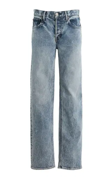MOUSSY VINTAGE Wellesley Stretch Low-Rise Straight-Leg Jeans | Thumbnail 1 MOUSSY VINTAGE Wellesley Stretch Low-Rise Straight-Leg Jeans | Thumbnail 1