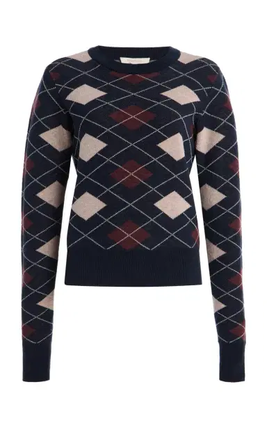 Favorite Daughter The Henry Argyle Sweater | Thumbnail 1 Favorite Daughter The Henry Argyle Sweater | Thumbnail 1