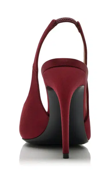 Amina Muaddi Anok Satin Slingback Pumps | Thumbnail 7 Amina Muaddi Anok Satin Slingback Pumps | Thumbnail 7