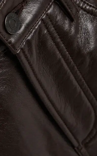Citizens of Humanity Genova Low-Rise Bootcut Leather Pants | Thumbnail 5 Citizens of Humanity Genova Low-Rise Bootcut Leather Pants | Thumbnail 5