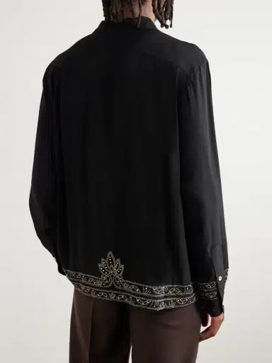BODE Embellished Silk Shirten | Thumbnail 3 BODE Embellished Silk Shirten | Thumbnail 3