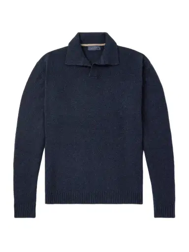 Sease Cashmere Polo Sweater - Men | Thumbnail 1 Sease Cashmere Polo Sweater - Men | Thumbnail 1