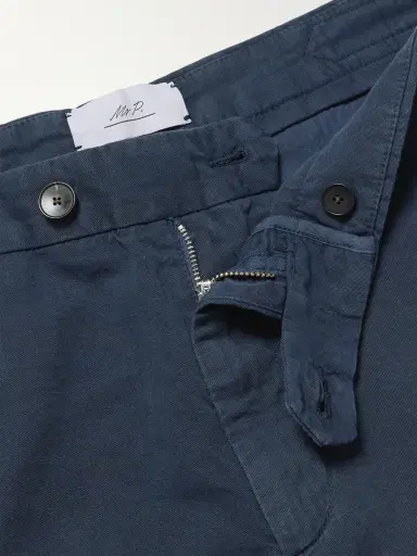 MR P. Mike Straight-Leg Organic Cotton and Linen-Blend Twill Trousers - Men | Thumbnail 6 MR P. Mike Straight-Leg Organic Cotton and Linen-Blend Twill Trousers - Men | Thumbnail 6