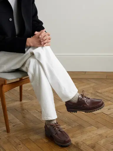 MR P. Leather Boat Shoes - Men | Thumbnail 2 MR P. Leather Boat Shoes - Men | Thumbnail 2
