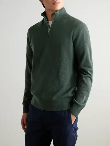 MR P. James Cashmere Half-Zip Sweater - Men | Thumbnail 3 MR P. James Cashmere Half-Zip Sweater - Men | Thumbnail 3