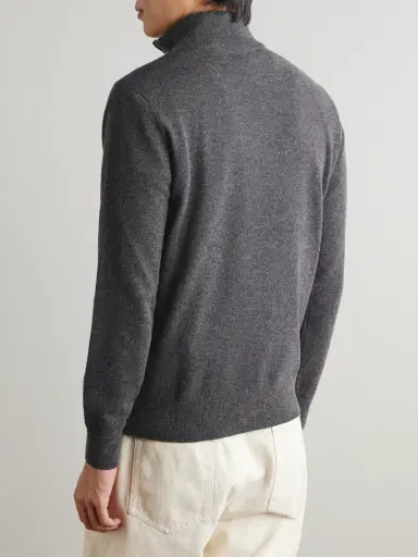 MR P. James Cashmere Half-Zip Sweater - Men | Thumbnail 4 MR P. James Cashmere Half-Zip Sweater - Men | Thumbnail 4