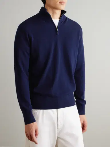 MR P. James Cashmere Half-Zip Sweater - Men | Thumbnail 3 MR P. James Cashmere Half-Zip Sweater - Men | Thumbnail 3