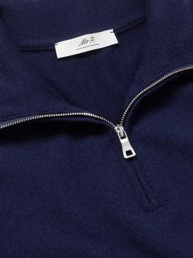 MR P. James Cashmere Half-Zip Sweater - Men | Thumbnail 5 MR P. James Cashmere Half-Zip Sweater - Men | Thumbnail 5