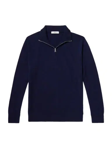 MR P. James Cashmere Half-Zip Sweater - Men | Thumbnail 1 MR P. James Cashmere Half-Zip Sweater - Men | Thumbnail 1