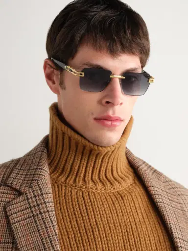 DITA Meta-Evo One Square-Frame Gold-Tone and Acetate Sunglasses - Men | Thumbnail 2 DITA Meta-Evo One Square-Frame Gold-Tone and Acetate Sunglasses - Men | Thumbnail 2