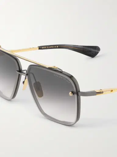 DITA Mach-Six Aviator-Style Gold-Tone and Rhodium Sunglasses - Men | Thumbnail 3 DITA Mach-Six Aviator-Style Gold-Tone and Rhodium Sunglasses - Men | Thumbnail 3