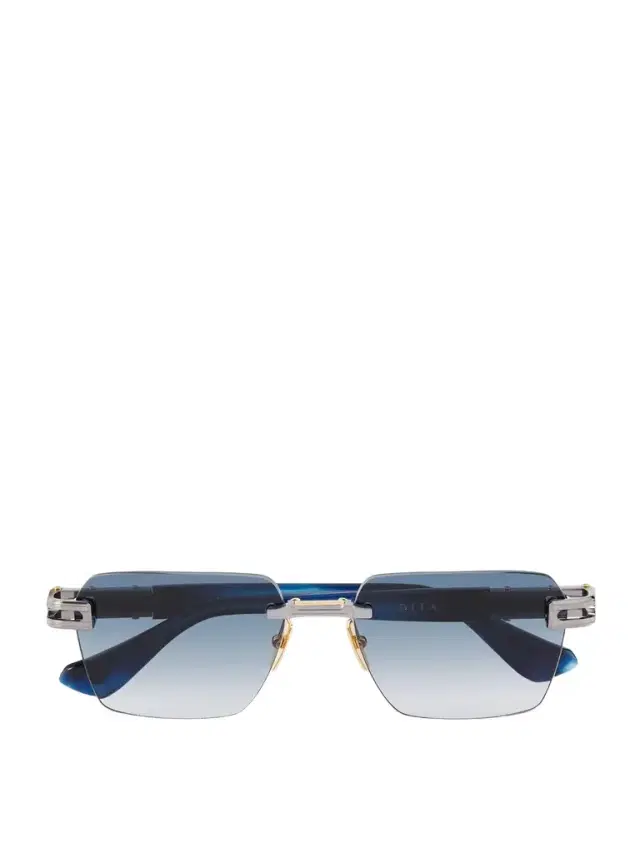 Meta-Evo One Square-Frame Silver-Tone and Acetate Sunglasses - Men Meta-Evo One Square-Frame Silver-Tone and Acetate Sunglasses - Men