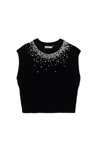 Simkhai Candra Embellished Knit Vest | Thumbnail 1 Simkhai Candra Embellished Knit Vest | Thumbnail 1