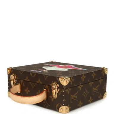 Louis Vuitton Vintage Louis Vuitton x Takashi Murakami Onion Head Jewelry Trunk Brown Multi Monogram Brass Hardware | Thumbnail 3 Louis Vuitton Vintage Louis Vuitton x Takashi Murakami Onion Head Jewelry Trunk Brown Multi Monogram Brass Hardware | Thumbnail 3