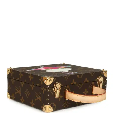 Louis Vuitton Vintage Louis Vuitton x Takashi Murakami Onion Head Jewelry Trunk Brown Multi Monogram Brass Hardware | Thumbnail 7 Louis Vuitton Vintage Louis Vuitton x Takashi Murakami Onion Head Jewelry Trunk Brown Multi Monogram Brass Hardware | Thumbnail 7