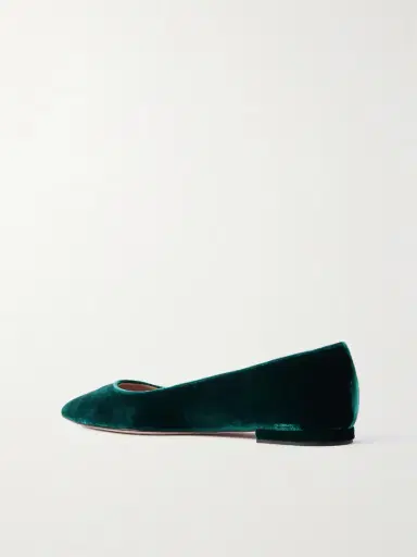 Gianvito Rossi Velvet Point-toe Flats | Thumbnail 3 Gianvito Rossi Velvet Point-toe Flats | Thumbnail 3