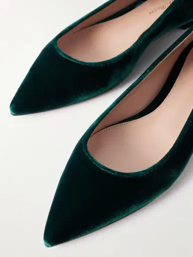 Gianvito Rossi Velvet Point-toe Flats | Thumbnail 4 Gianvito Rossi Velvet Point-toe Flats | Thumbnail 4