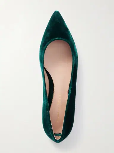 Gianvito Rossi Velvet Point-toe Flats | Thumbnail 5 Gianvito Rossi Velvet Point-toe Flats | Thumbnail 5
