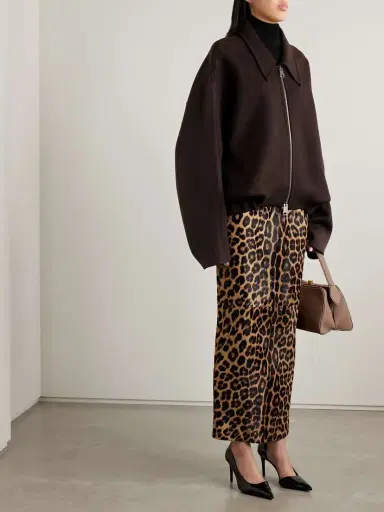 Khaite Odin Oversized Wool Bomber Jacket | Thumbnail 2 Khaite Odin Oversized Wool Bomber Jacket | Thumbnail 2