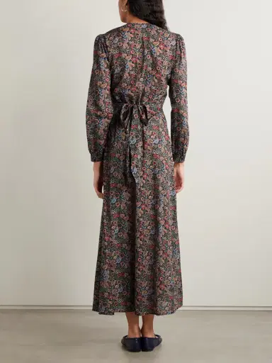 DÔEN Charleston Floral-print Organic Cotton-voile Midi Dress | Thumbnail 3 DÔEN Charleston Floral-print Organic Cotton-voile Midi Dress | Thumbnail 3