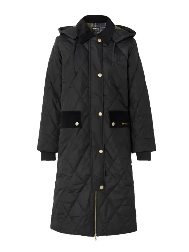 Meredith Hooded Corduroy-trimmed Quilted Shell Jacket Meredith Hooded Corduroy-trimmed Quilted Shell Jacket