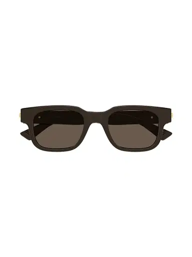 Bottega Veneta Men's Stretch Ribbon 49MM Square Sunglasses - Brown | Thumbnail 2 Bottega Veneta Men's Stretch Ribbon 49MM Square Sunglasses - Brown | Thumbnail 2